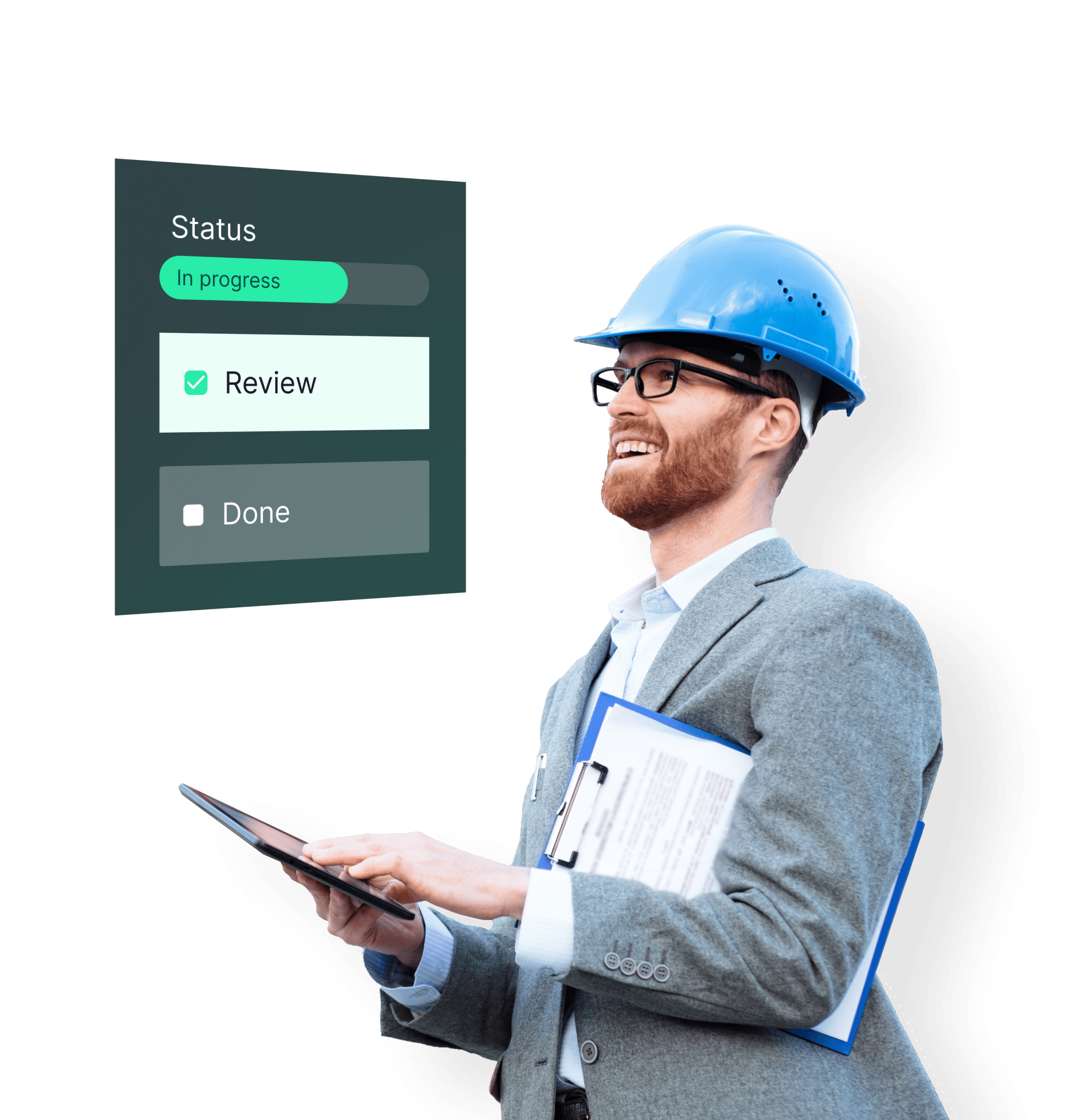 Laptop showing application interface